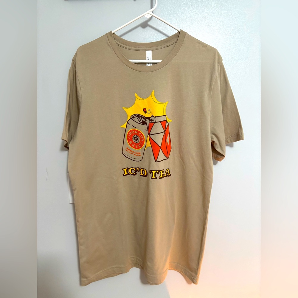 Pittsburgh Brewing Co. Turner’s Ic’D Tea, Men’s XL, Iron City Beer Tshirt